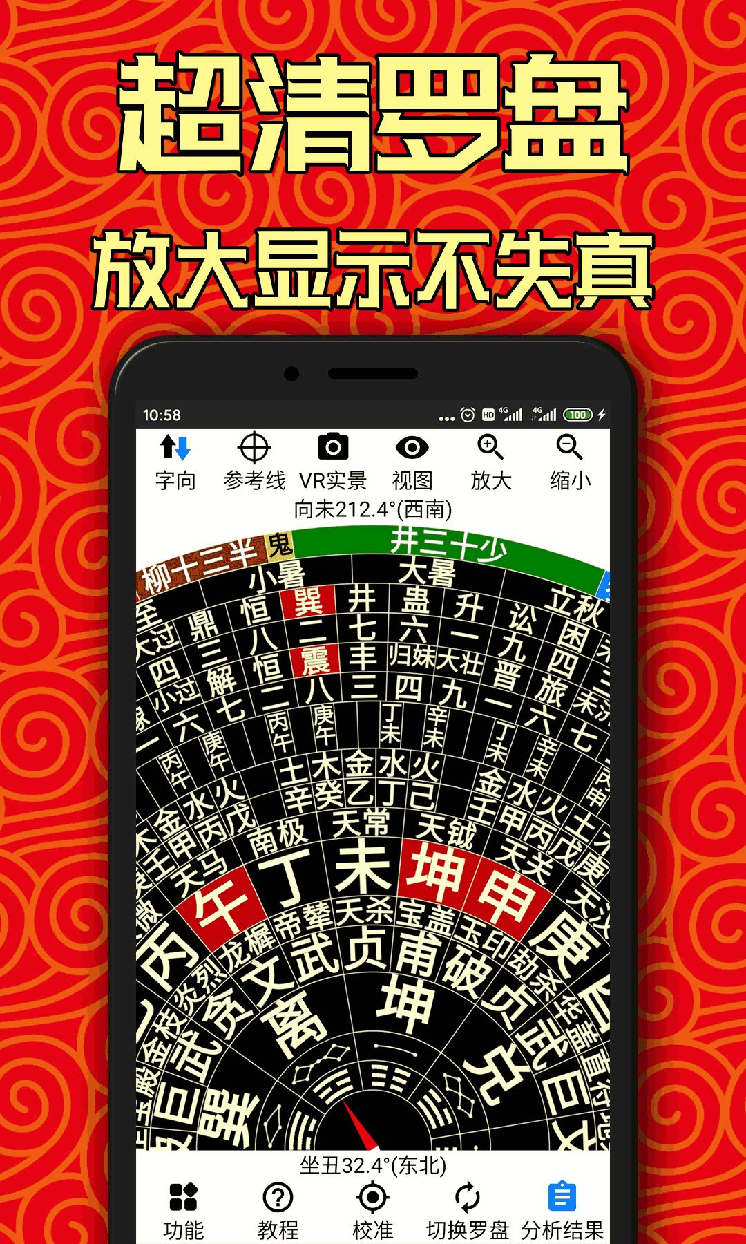 黄金风水罗盘